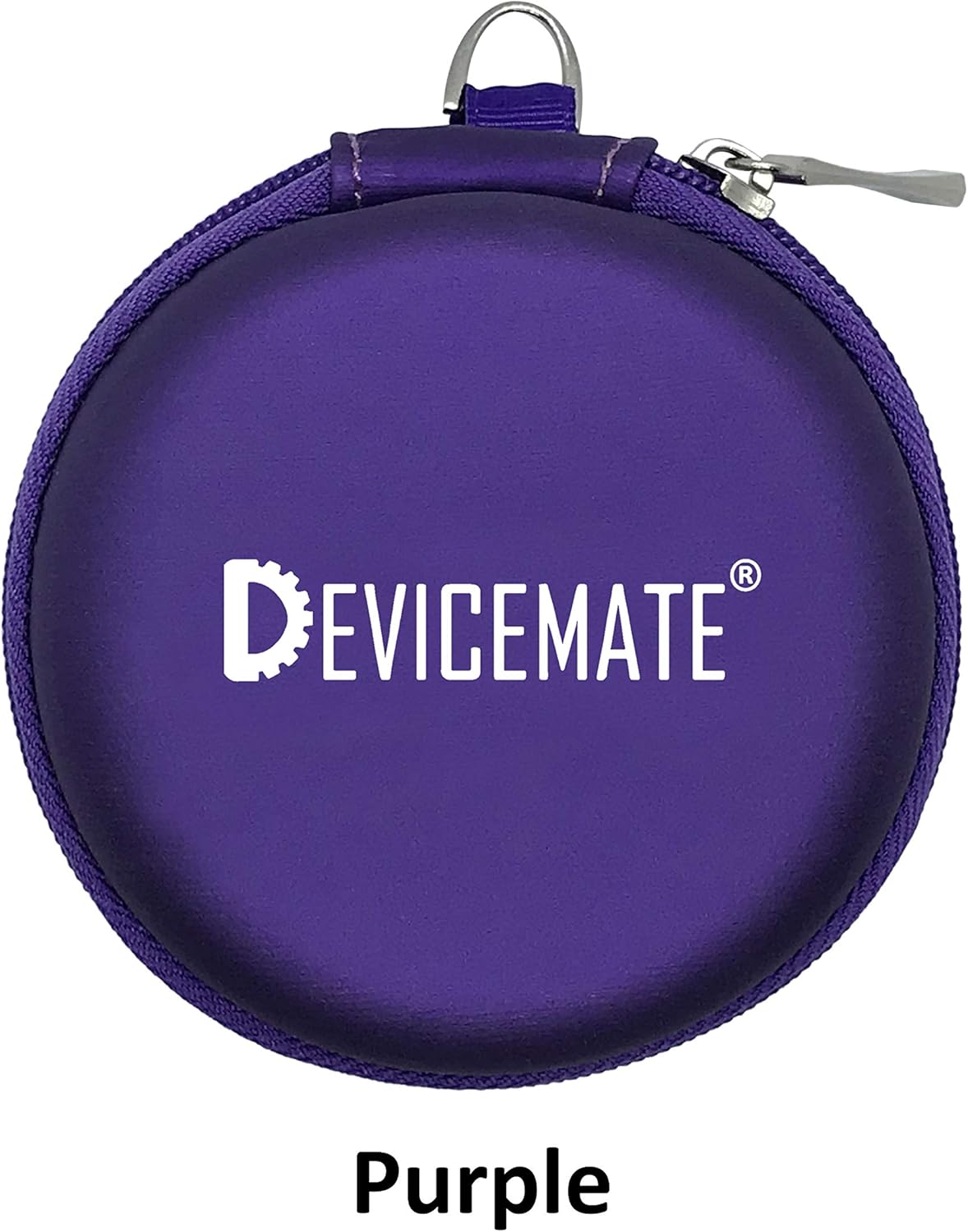 in-Ear Wired Earbuds Durable Earphones Headphones_Best Ear Buds Ear Phones for Cell Phone Smartphone Tablet MP3 MP4 CD DVD Player Laptop Notebook Computer. Earphone Case [Purple] DEVICEMATE SD 255