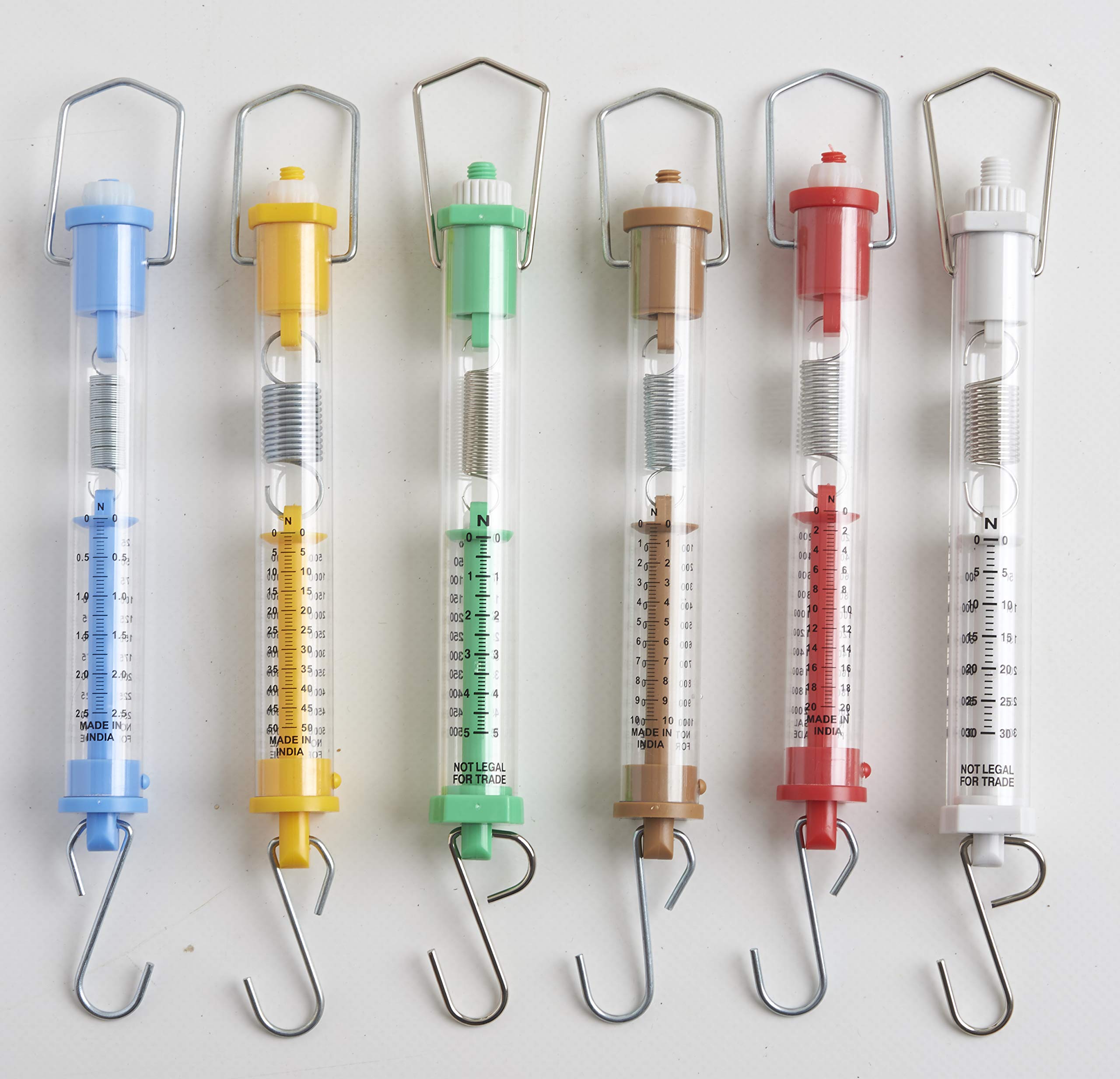 Eisco Labs Newton Force Meter Spring Scale 250gm Max Capacity 2.5N Dual