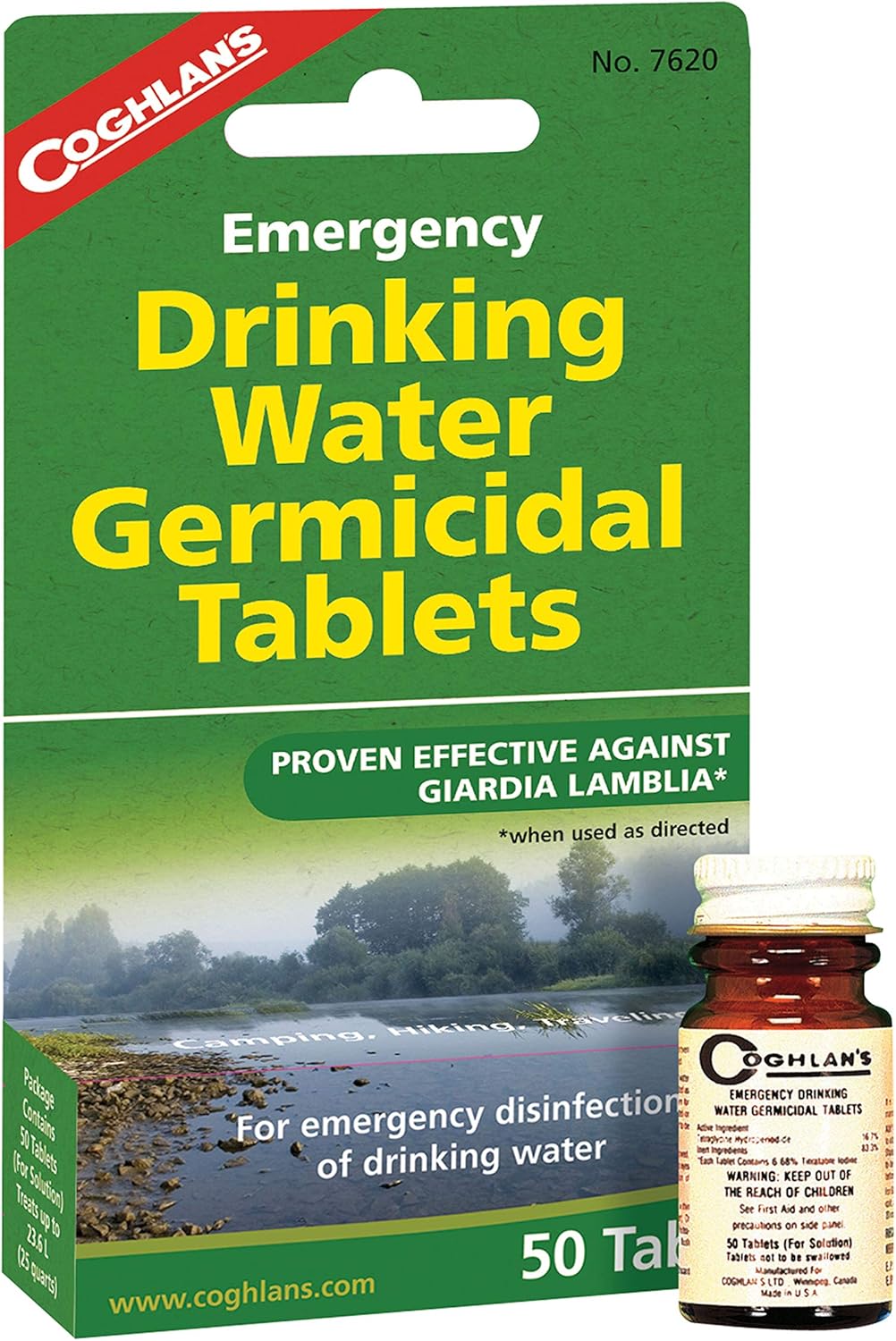 Coghlan's Drinking Water Tablets, 50 Tablets : Camping Water Purifiers : Sports & Outdoors