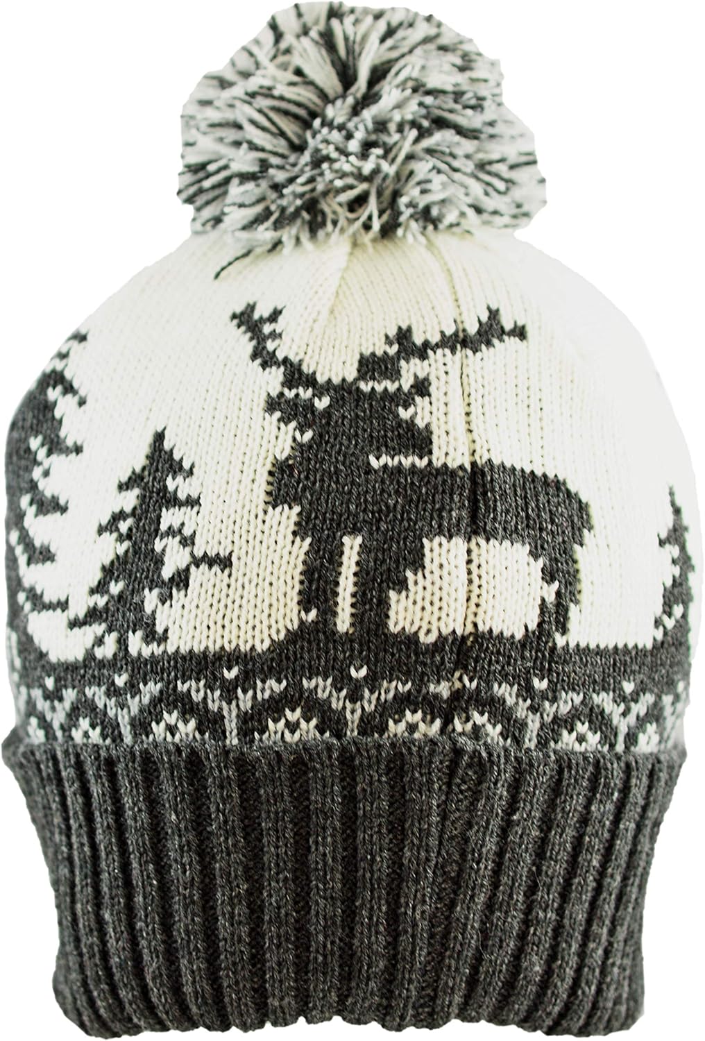 boys grey bobble hat