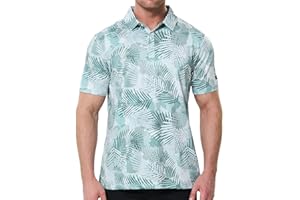 SPORTY BUFF Men's Golf Polo Shirt - Standout Performance Quick-Dry Golf Polo Shirts for Men