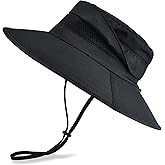 EINSKEY Waterproof Sun Hat for Men Women, UPF 50+ UV Protection Wide Brim Packable Hat for Fishing Hiking Garden Safari Beach