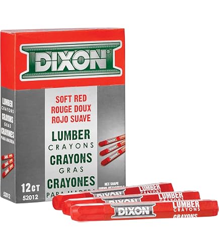 Amazon.com: DIXON Industrial Lumber Marking Crayons, 4.5