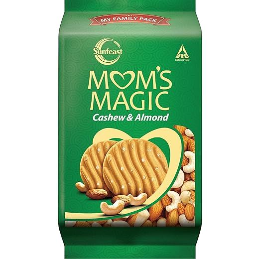 Sunfeast Mom's Magic Cashew and Almond, 600g