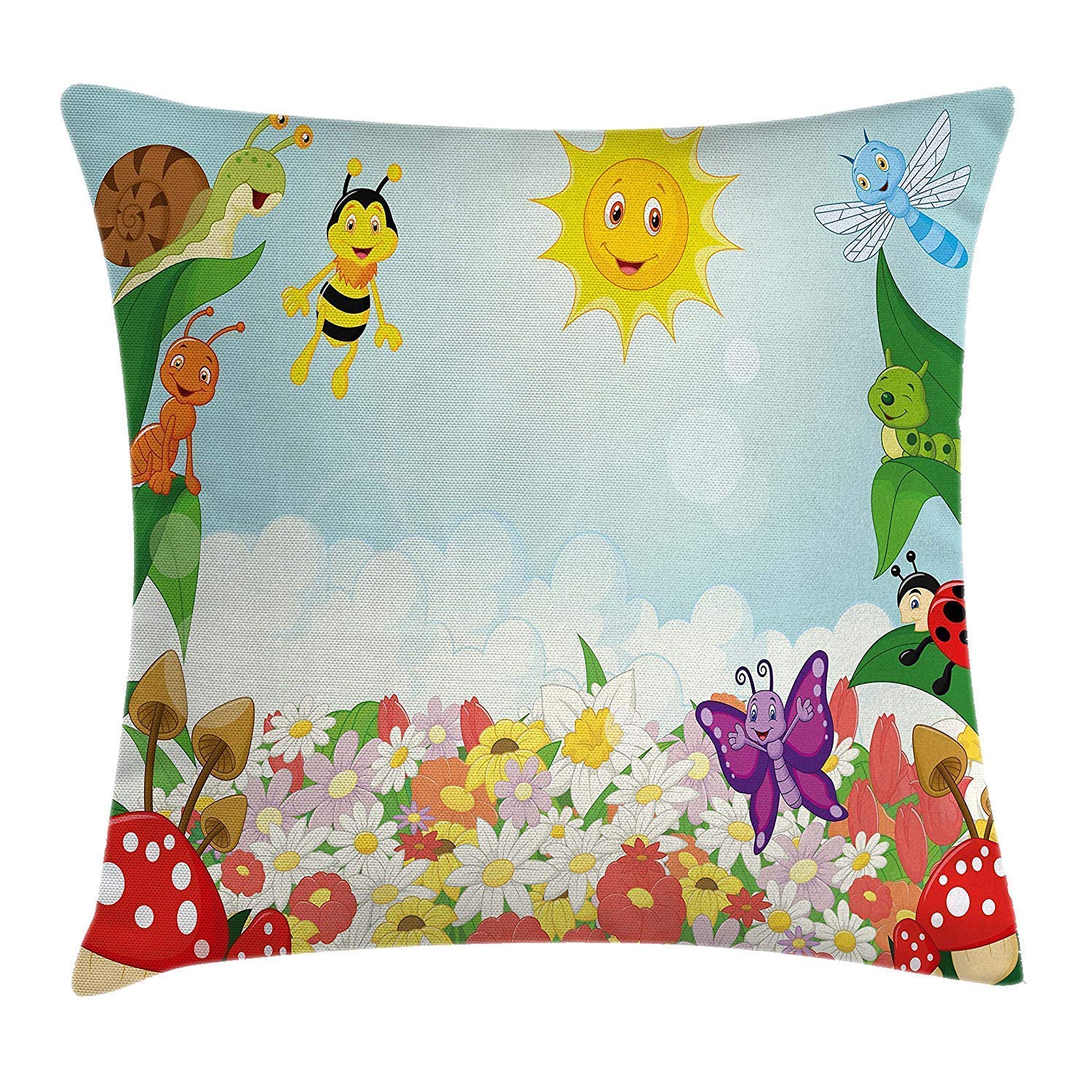 Best Butterfly, Lady Bug, Mushroom Bedding