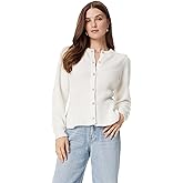 Sam Edelman Womens Keegan Flare Hem Button Front Cardigan Sweater Standard