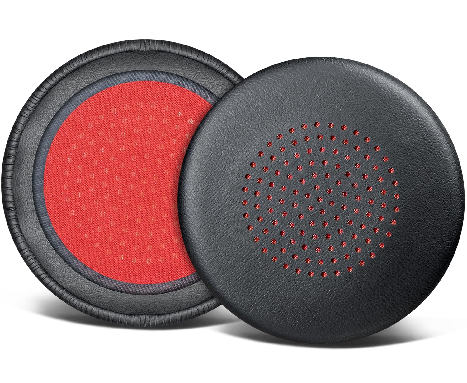 SOULWIT Replacement Earpads Cover for Plantronics Voyager Focus UC B825/1&2 UC, Voyager 4210/4220, Cushions Ear Pads Cover for Poly BlackWire 5200/C5200/5210/C5210/C5220/7225, Backbeat Sense-Black