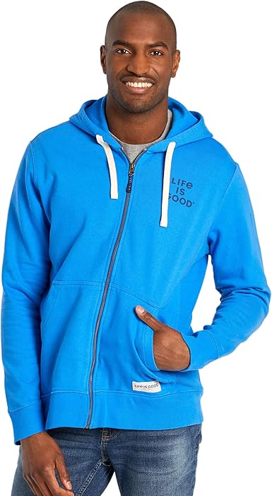 royal blue zip up hoodie men's