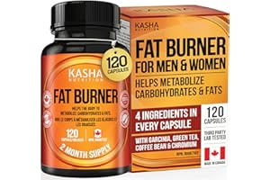 Canadian-Made Thermogenic Fat Burner for Women and Men - Metabolizes Carbohydrates + Fats | Appetite Suppressant - Could Help