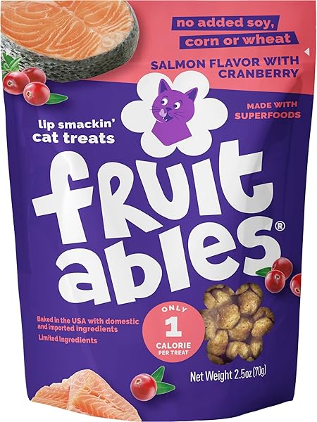 FRUITABLES CAT TREATS, HEALTHY TREATS FOR CATS, LOW...