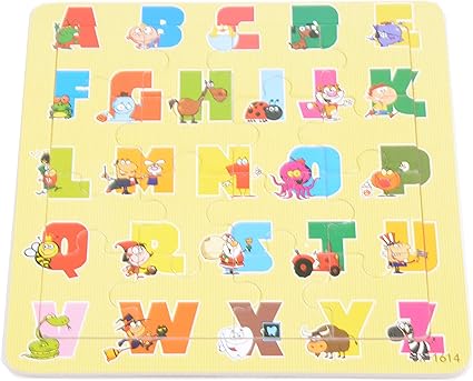 Tiny Souls Wooden Puzzle Learning A, B, C, D