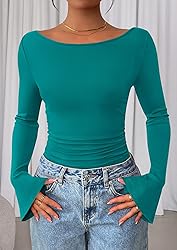 PRETTYGARDEN Women's Long Sleeve Shirts 2025 Fall