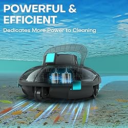 Cordless Robotic Pool Vacuum Cleaner - Powerful