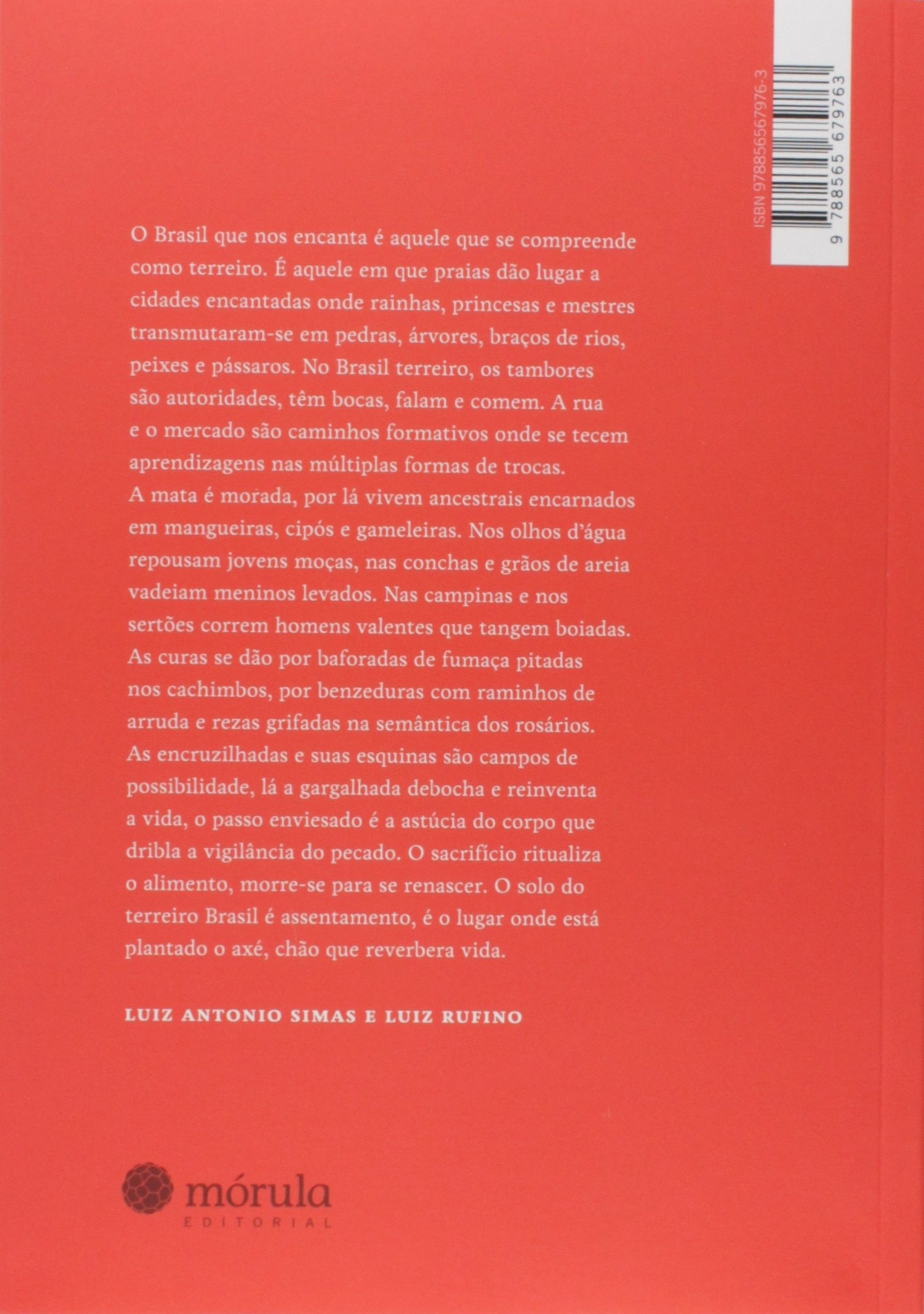 Livro 'Fogo no Mato'  por Luiz Rufino