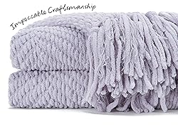 Chanasya Premium Textured Knit Throw Blanket with