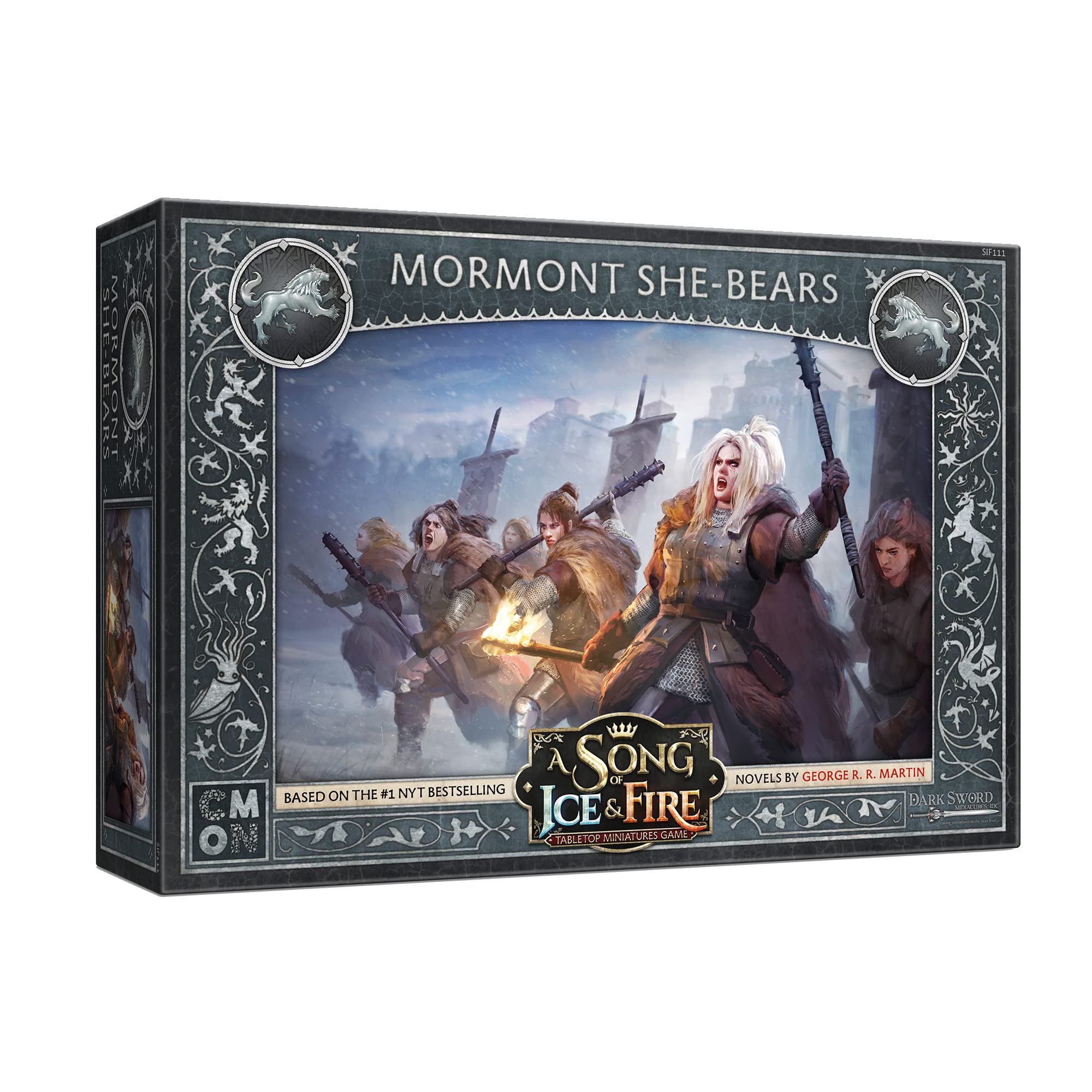 A Song of Ice and Fire Table Top Miniatures Game - Mormont She-Bears| Miniature War Game | Ages 14 and up | 2 or more players | Average Playtime 45 - 60 minutes