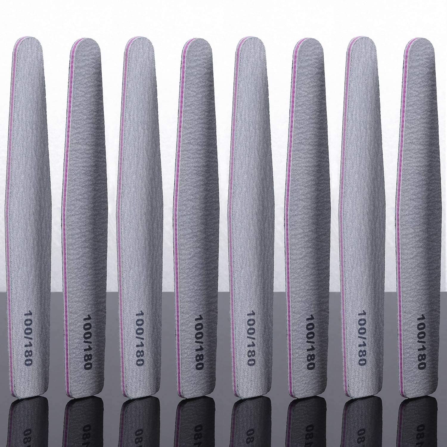 25 Pcs Emery Boards for Nails 100/180 Nail Files Bulk Finger Nail File Boards Heavy Duty Nail Buffers : Beauty