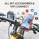 Yolansin 4K 30FPS Action Camera w/ 64GB SD Card, 20MP Underwater Sport Cam, 40M view 6