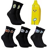 Fortnite Pack of 4 Socks, Gamer Gifts for Boys, Teens, Men, Novelty Socks for School, Christmas, Secret Santa Gifts for Him
