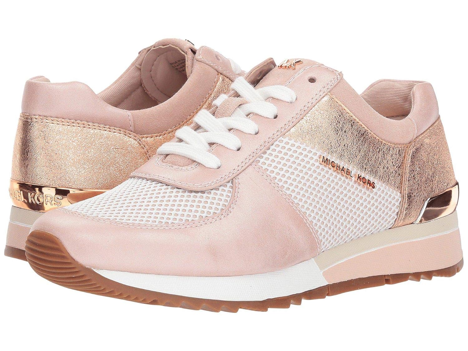 allie floral appliqué leather sneaker