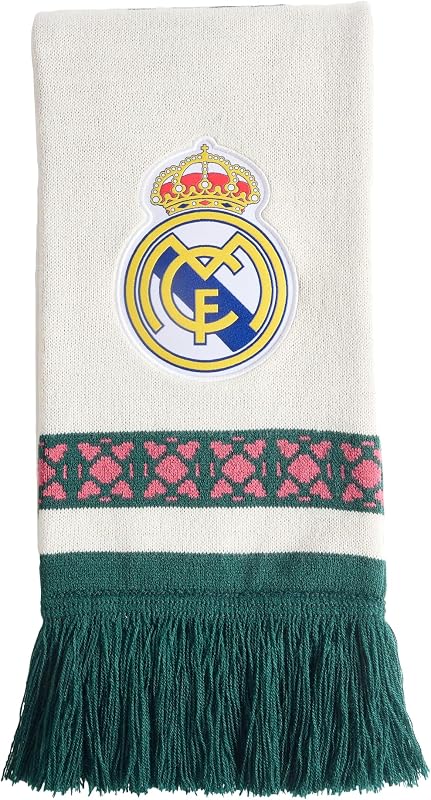 Unisex adulto Real Madrid Home Apparel Head Neck Covering, white/aurora ivy/wild pink, One Size