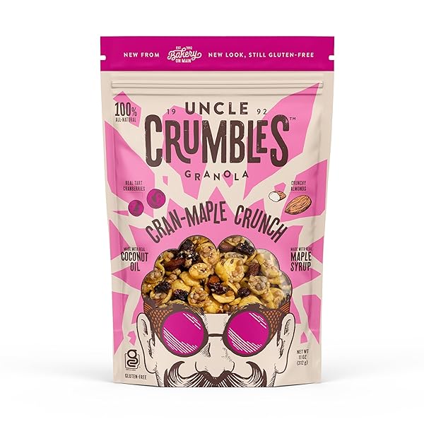 UNCLE CRUMBLES, GRANOLA CRAN MAPLE CRUNCH, 11 OUNCE