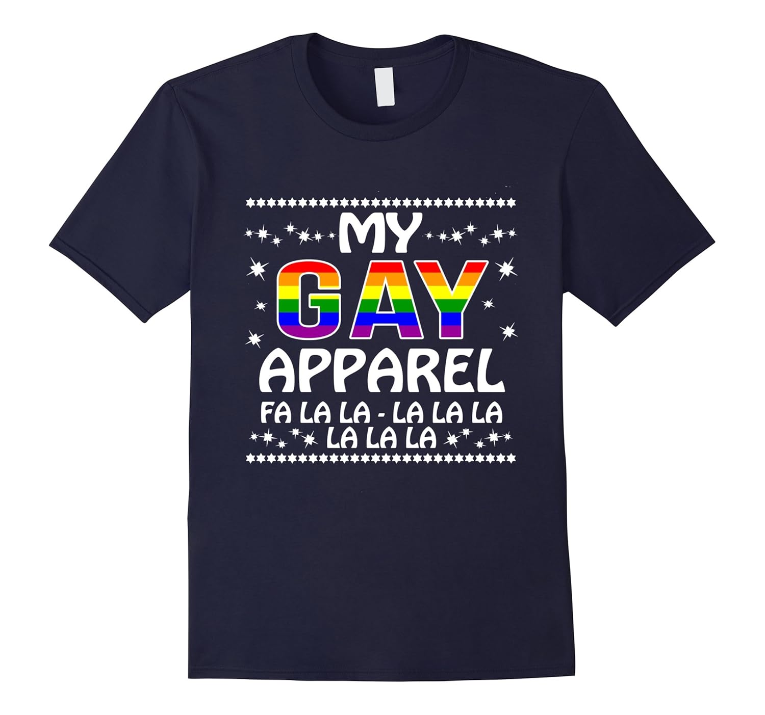 My Gay Apparel LGBT Gay Pride Holiday Christmas Shirt-ANZ