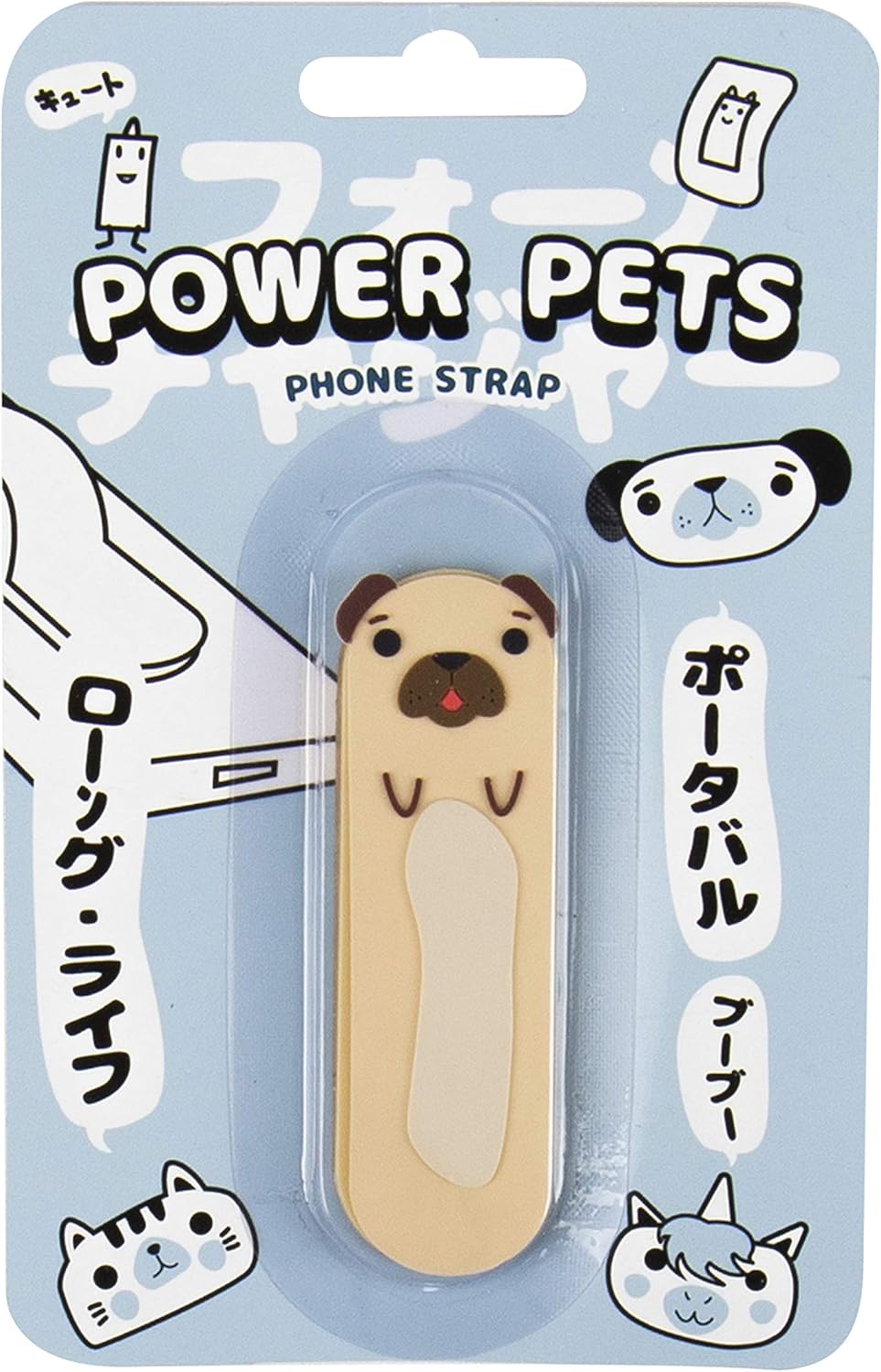 Gift Republic Pug Phone Finger Strap