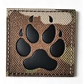 K9 Dog Paw Camo Reflective Tactical Morale Patches for Caps Backpacks Vest Military Uniforms