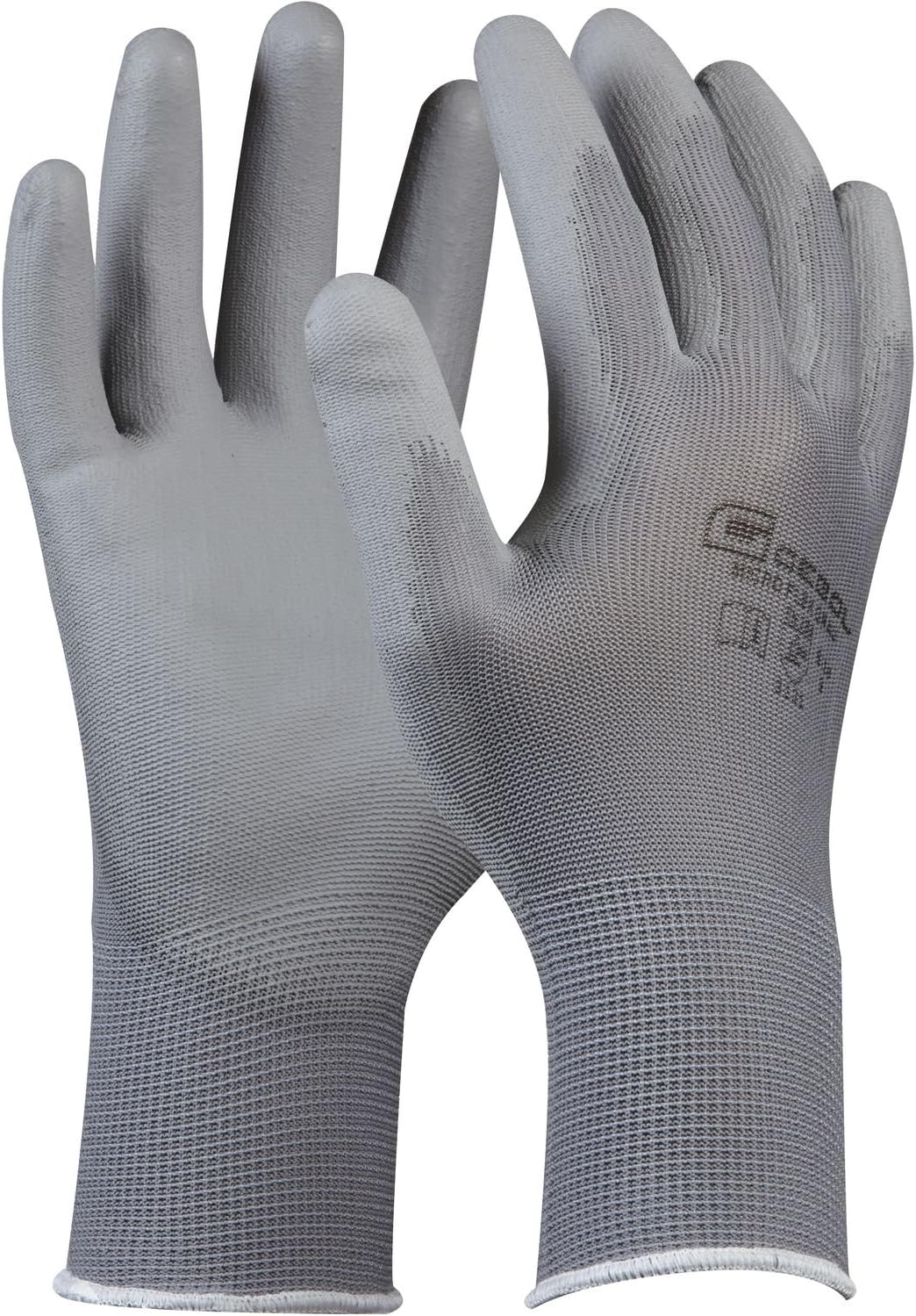 Gebol 709246 Work Gloves "Micro Flex" Size 12 Grey, Black, Size 12 (Pack of 1)