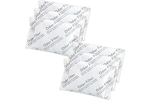 QUALIAZERO Natural Activated Carbon Charcoal Odor Absorber Filter | Eliminator Deodorizer Air Purifying Freshener Refill Bag | For Trash Can, Fridge, Shoes, Gym Bag, Lockers | Made with Coconut Shell