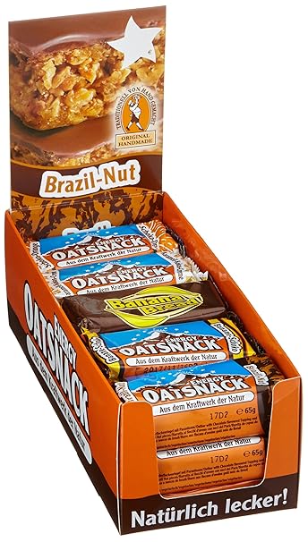 Energy OatSnack, Mix Box - alle Geschmacksrichtungen, natürliche Riegel - von Hand gemacht, 3 x 70 g und 12 x 65 g, 1er Pack 