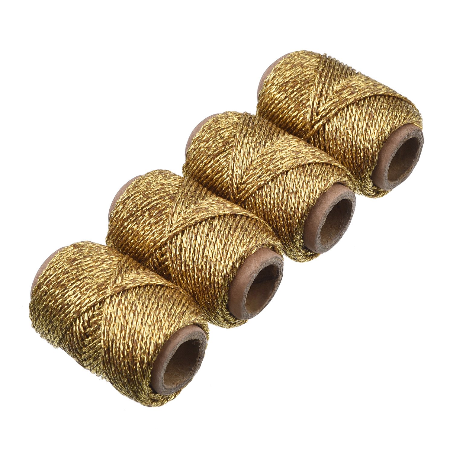 Buy BBTO 4 Pack Metallic Gold Bakers Twine, 87.5 Yard in Total
