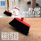 TDBS The Dustpan and Brush Store Long Handled Dustpan Set White Red view 3