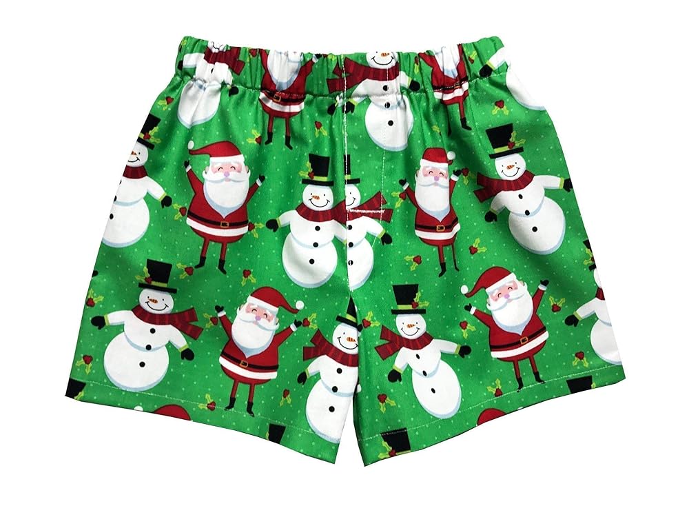 Amazon.com: Santa Christmas Boxer Shorts Kids Underwear Briefs: Handmade
