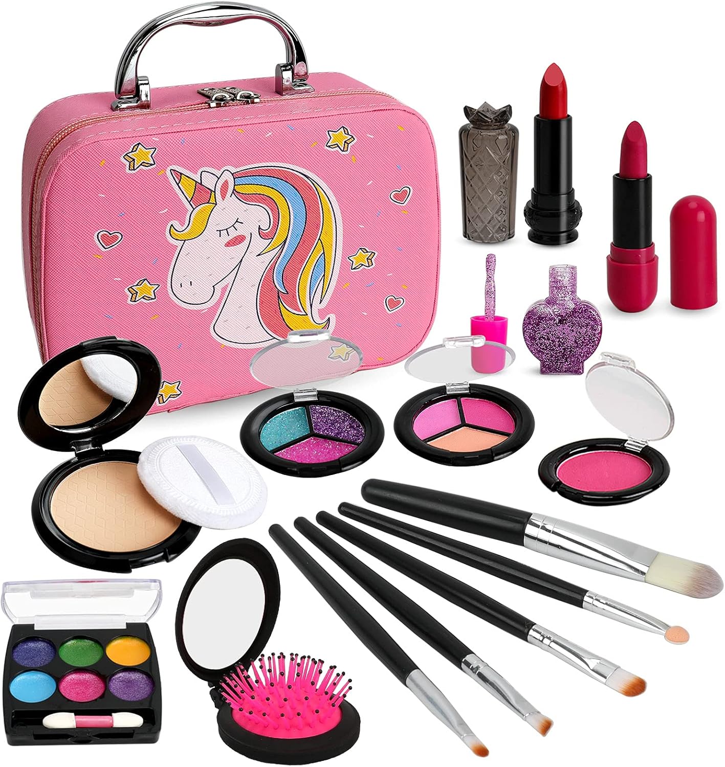 Kids Makeup Kit for Girls, Washable 