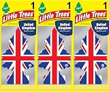 Little Trees Black Ice Triple Pack Air Freshener Tree LTZ087 view 2