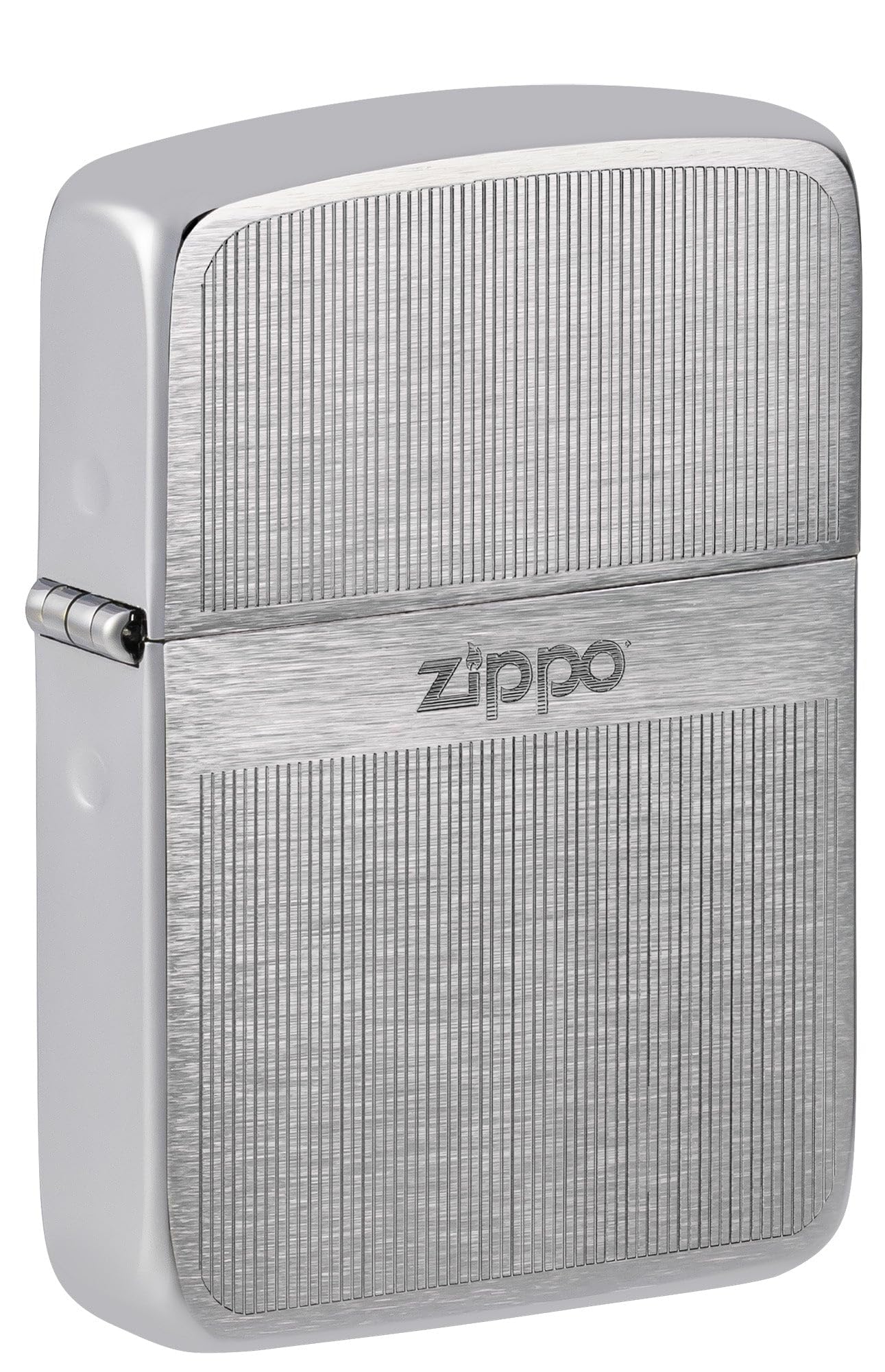 Zippo Lighter: 1941 Replica, Engraved Design - Brushed Chrome 81487