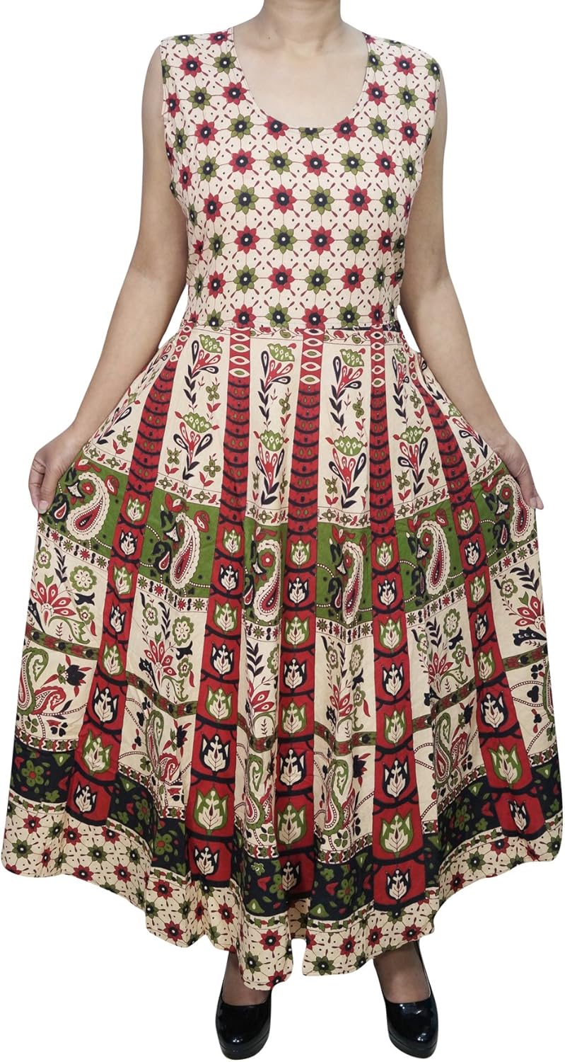 paisley print summer dress
