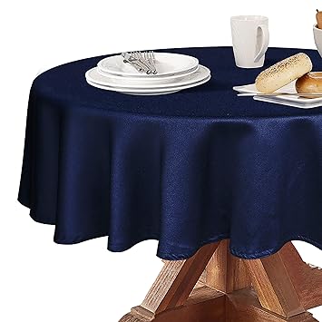 Obstal 210gsm Round Table Cloth Oil Proof Spill Proof And Water Resistance Microfiber Tablecloth Decorative Fabric Circular Table Cover For Outdoor #water #table #with #cover Obstal 210gsm Round Table Cloth Oil Proof Spill Proof And Water Resistance Microfiber Tablecloth Decorative Fabric Circular Table Cover For Outdoor