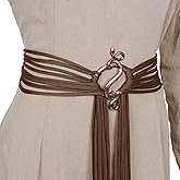 L'VOW Viking Troll Cross Belt Medieval Renaissance Rope Belt Norse Witch Accessory for Women