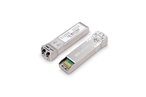 Cable Matters 2-Pack 10GBASE-SR SFP+ to LC Multi Mode 10G Fiber Transceiver Modular for Cisco, Ubiquiti, TP-Link, Huawei, Mikrotik, Netgear, and Supermicro Equipment