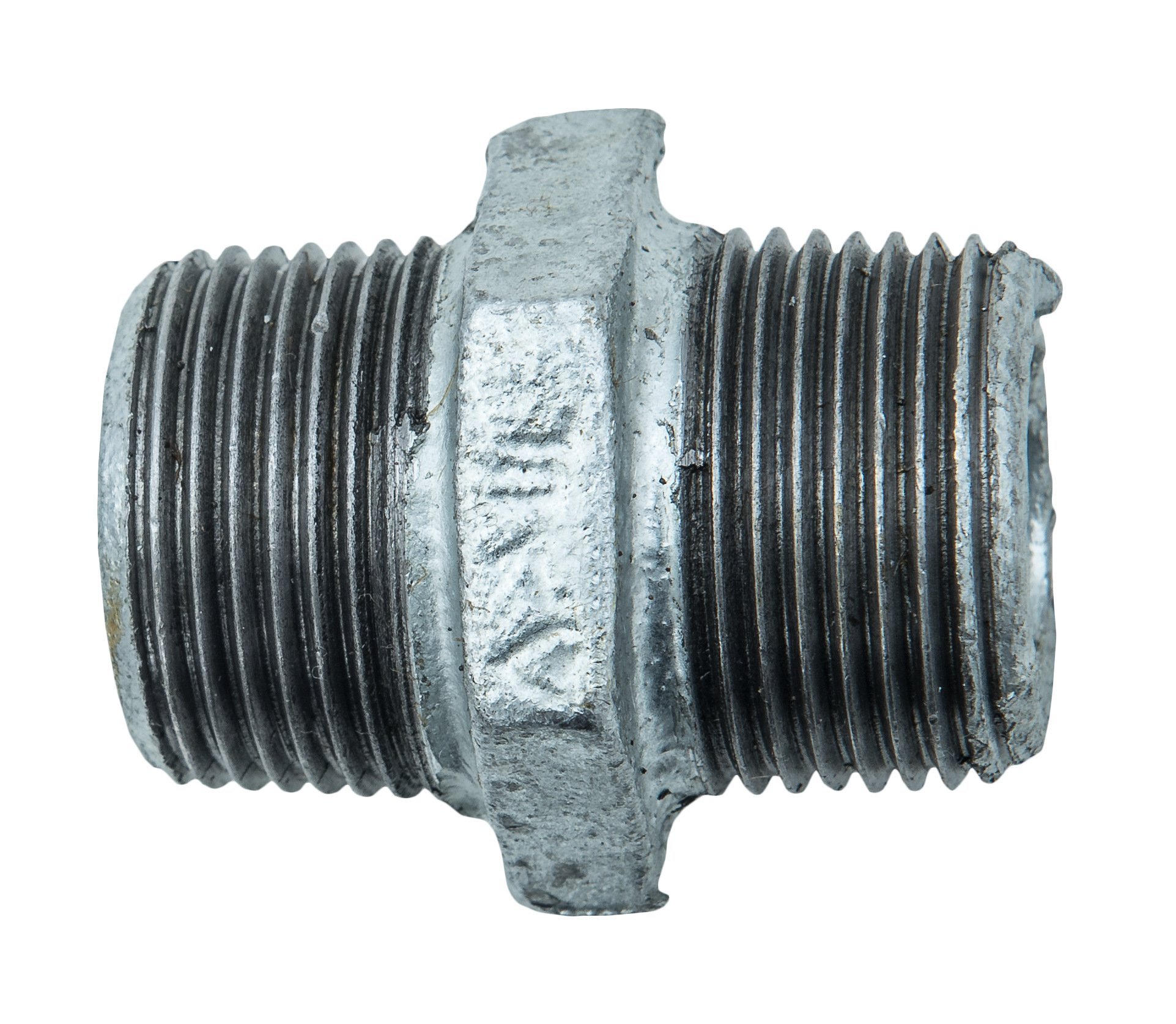 Double Nipples zinc Coated 1"