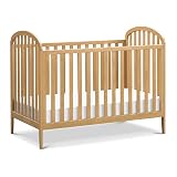Davinci Beau 3-in-1 Convertible Baby Crib - GREENGUARD Gold Certified Crib- Convertible Crib to Toddler Bed and Daybed - Baby Bed w/ 4 Adjustable Heights - Wooden Crib - Honey