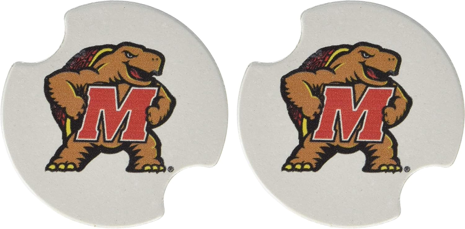 Thirstystone University of Maryland Car Cup Holder Coaster, 2-Pack