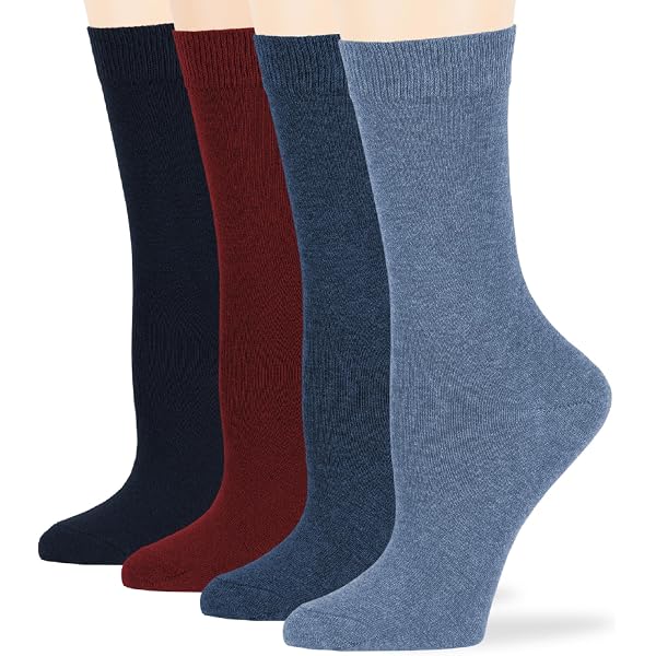 Lot De 3 Paires Chaussettes Hautes Genou 100% Coton Homme - Confortables & Respirantes - Taille 39-45