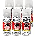Rust-Oleum 271913-6PK Acrylic Enamel 2X Spray Paint, 12 oz, Gloss Clear, 6 Pack