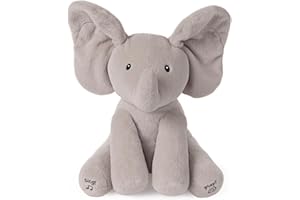 GUND Baby Animated Flappy The Elephant Plush, Singing Stuffed Animal Baby Toy for Ages 0 and Up, Gray, 12"