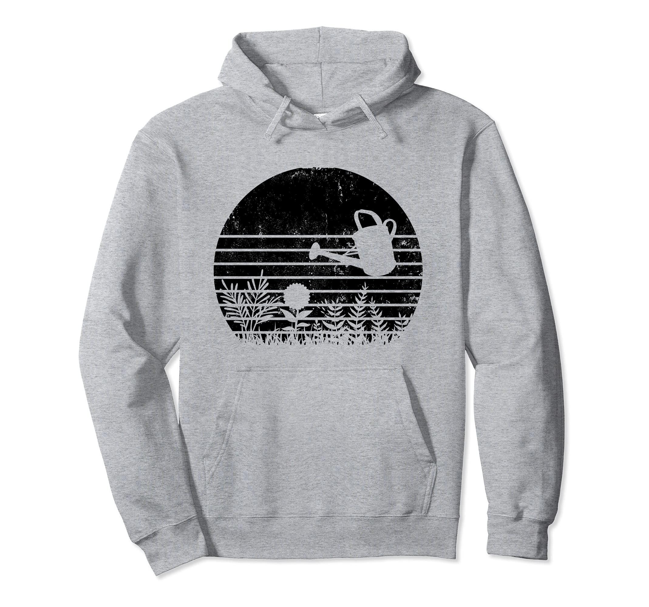 Gardening Retro Watering Gardener Bed Garden Worker Pullover Hoodie