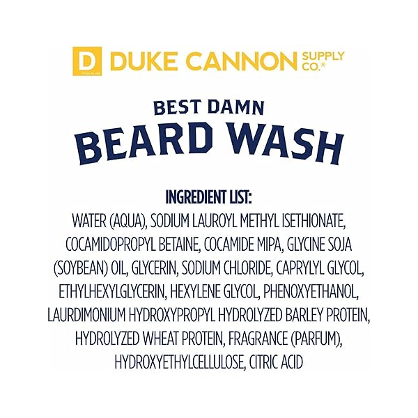 DUKE CANNON BEARD WASH – BEST BEARD WASH 6 FL. OZ.